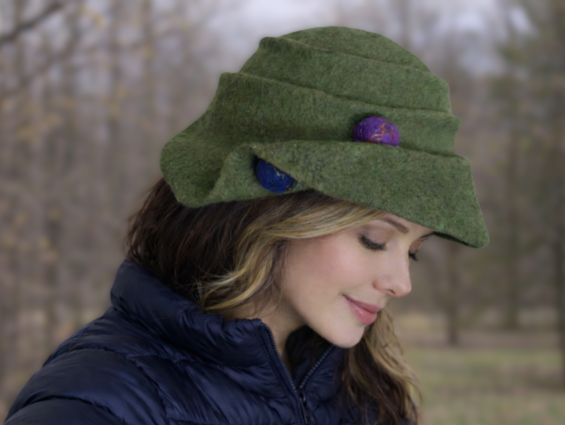 The Olive Sculptural Cloche