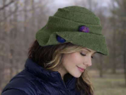 The Olive Sculptural Cloche